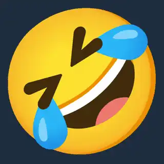 Emoji mort de rire